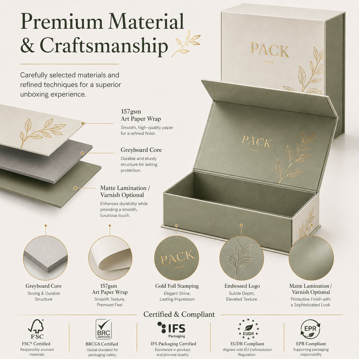 Custom folding carton packaging