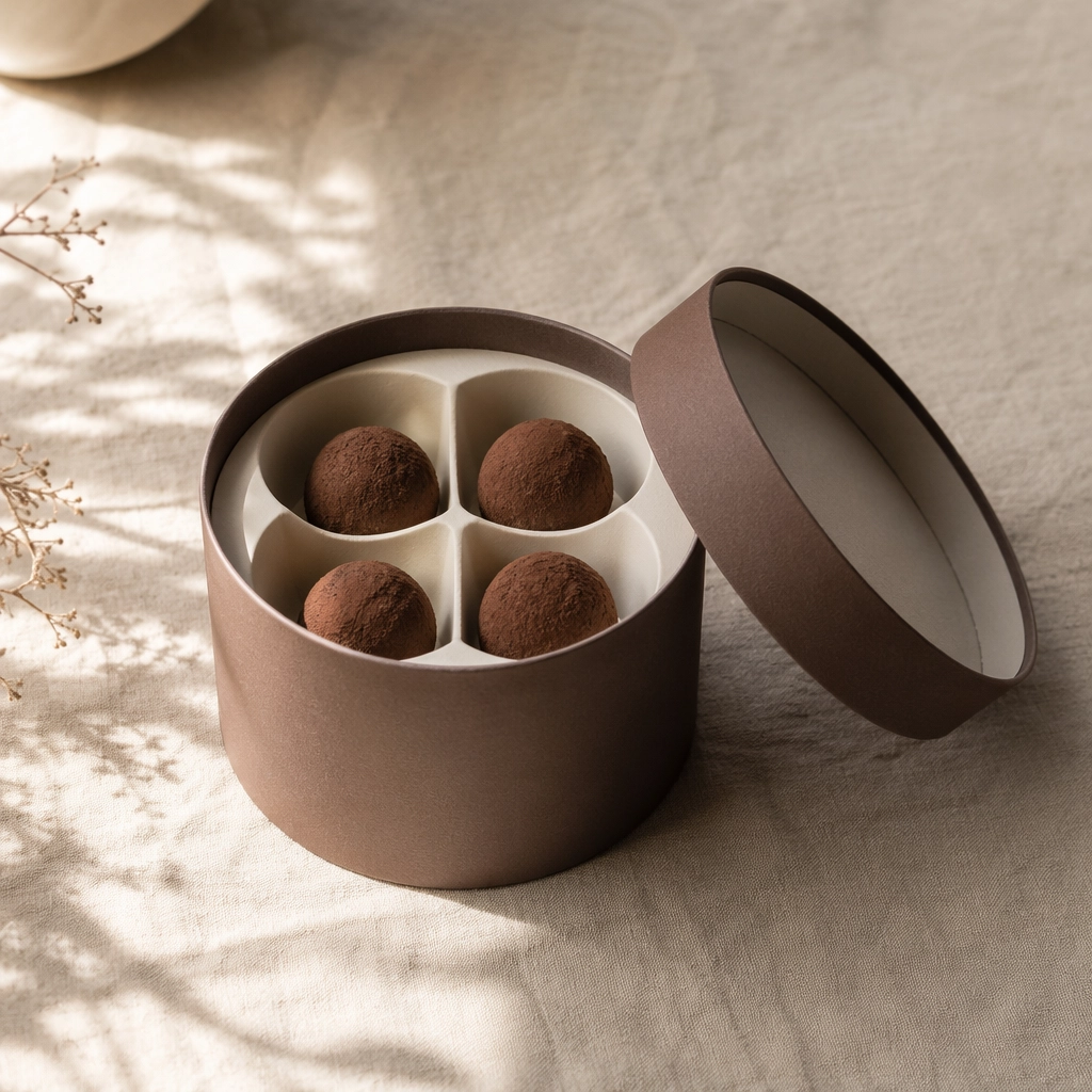 hocolate paper tube packaging