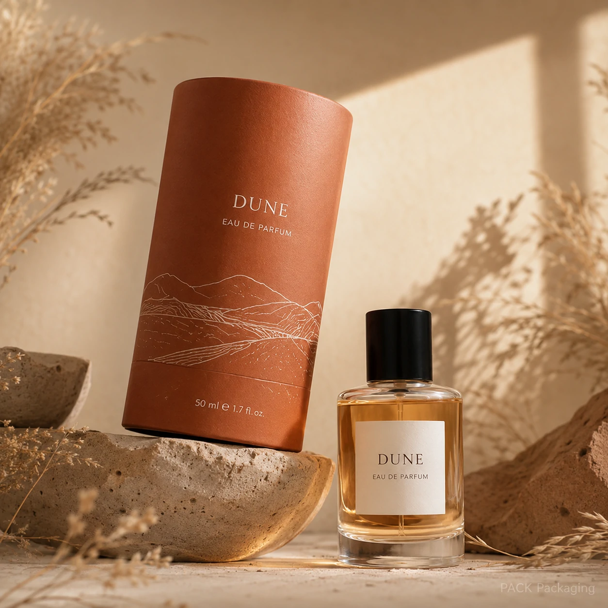 perfume paper tube packaging