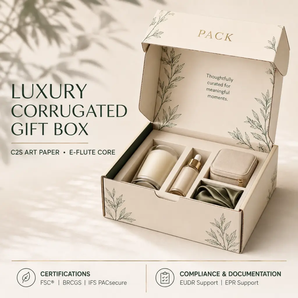 Individuell bedruckte Geschenkboxen mit Pantone-Branding
