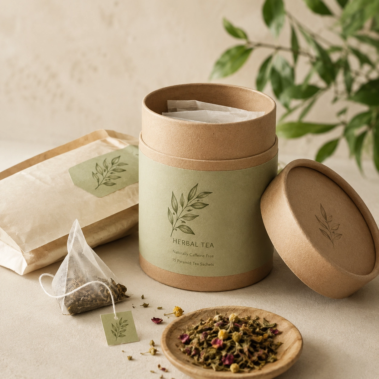 biodegradable paper tube packaging