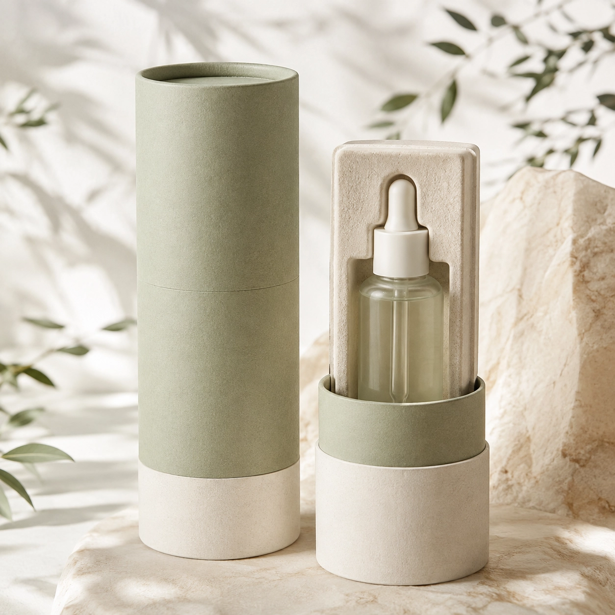 biodegradable paper tube packaging